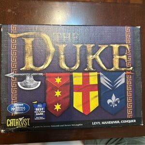 The Duke Board Game Complete Mensa Select Strategy Game Catalyst Labs MINT